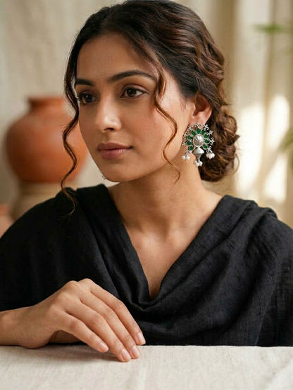 Pearl Ghungroo Studs