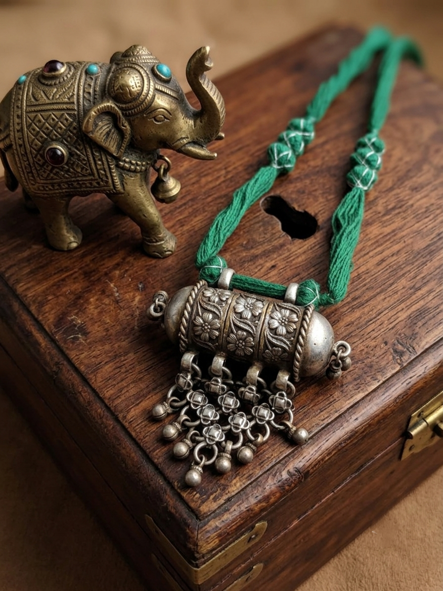 Designer Heritage Thread Necklace