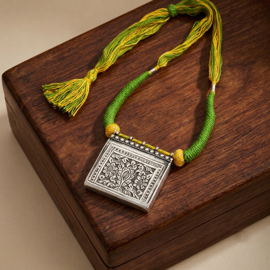 Designer Chitai Dori Necklace