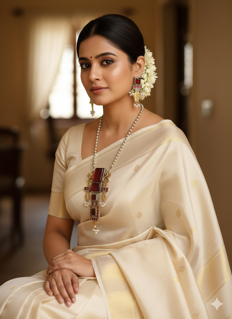 Shrina Dual Tone Pendant Set