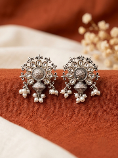 Pearl Ghungroo Studs