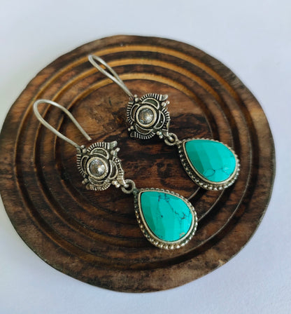 Trisha Oxidised Earrings